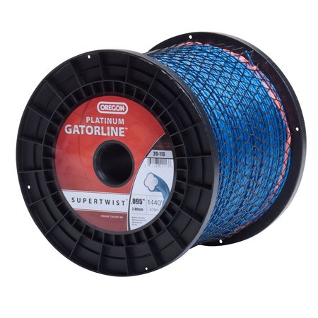 OREGON Platinum Gatorline SuperTwist Trimmer Line, .095" by 1440', 5Lb Spool 20-113